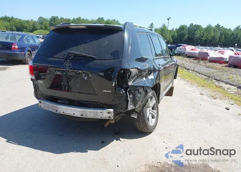 2013 Toyota Highlander Limited V6 z USA, uszkodzony, nr VIN 5TDDK3EH5DS210415